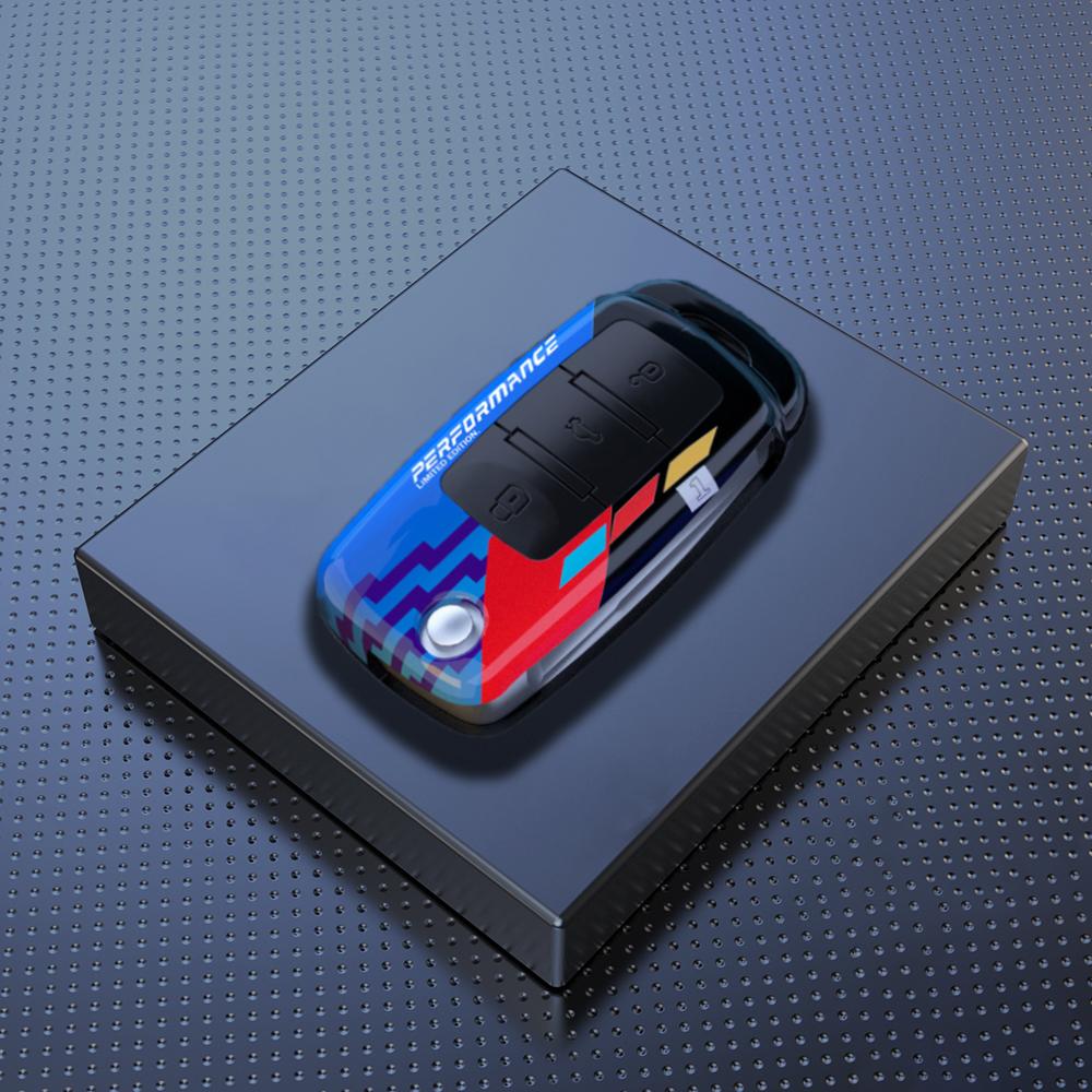 Abs Carbon Car Key Case Cover For Vw Volkswagen Mk4 Bora Golf Jetta Passat Polo Bora Touran Skoda Seat Tiguan Lavida Octavia