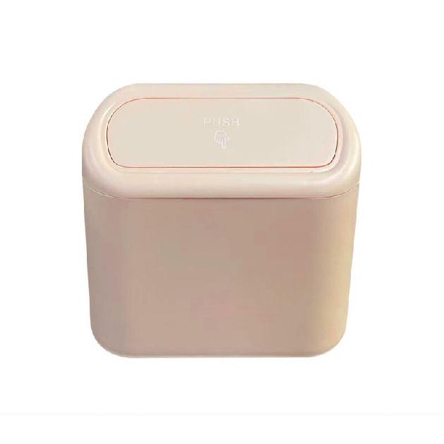 

Автомобильный мусорный бак, подвесной автомобильный мусорный пылезащитный ящик, черный АБС-пластик, квадратный тип прессования, мусорное ведро, авто интерьер розовый