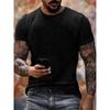 European Size Fashion Skull 3D Digital Pattern Printed Men'S Graphic T-Shirt, Casual Comfortable Top, Short Sleeve Crew Neck,Men'S Summer Outdoor Wear