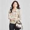 TERRE BLEUE Women's Casual Lapel Jacket