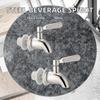 Modern 304 Stainless Steel Single Beverage Dispenser Replacement Spigot Outdoor Hotel Kitchen Faucet Anti-Clogging Cap Easy