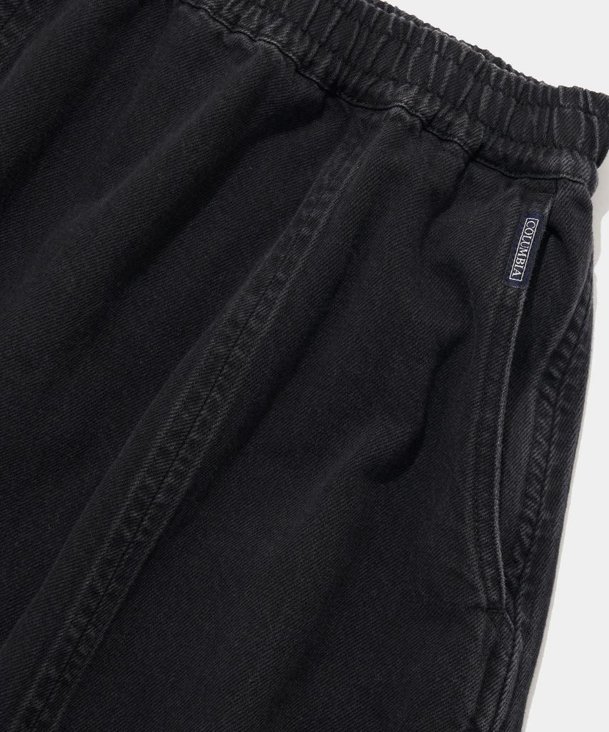 COLUMBIA UNIVERSITY Panel Pleated Denim Skirt_Gray Jean