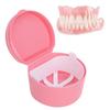 Protable Dental Retainer Box Orthodontic Dental Retainer False Teeth Storage Box