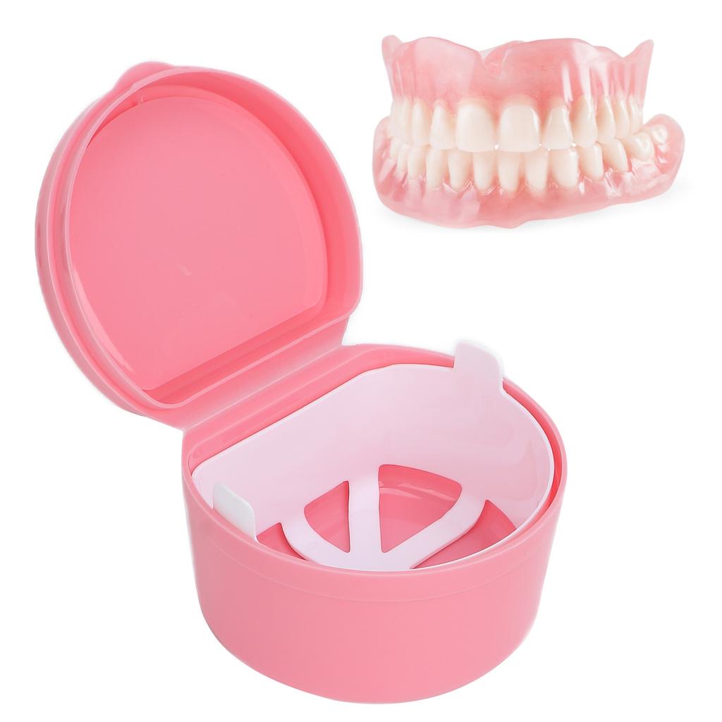 Protable Dental Retainer Box Orthodontic Dental Retainer False Teeth Storage Box