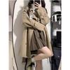 British Style Trench Coat for Women, Elegant and Chic Overcoat for Spring and Autumn