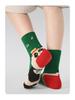 Children's Cartoon Animal Cotton Socks - 2025 Autumn/Winter Collection, Seamless Color Block Sporty Style for Boys