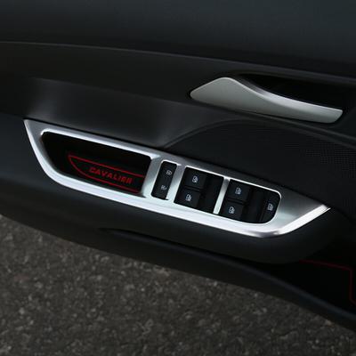 Stainless Steel For Chevrolet CAVALIER 2017 2018  Car Door Window Glass Lift Control Switch Panel Cover Trim Accessories LHD