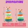 Non-Toxic New Baby Toys 0-12 Montns Puzzle Pyramid Tower Cup Stacking Toys Montessori Educational Beach Kids Pool Bathtub Toy Kids Gift