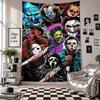 Wall TapestryHorror Movies Art Hanging Cloth Decorative Background Cover for Room Decoration