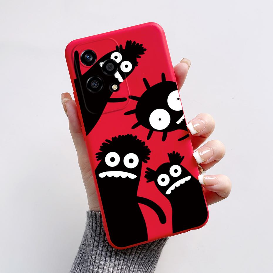 For Honor 200 Lite Case Stylish Painted Silicone TPU Phone Back Cover for Honor 200 Lite 5G Soft Case Honor200Lite 200Lite Funda