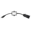Portable 4 Pin to 7 Pin Trailer Connector for Secure Brake Light Separation Outdoor Adventures Convenient Travel Storage