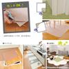 Sanko Tile Light 100 Flat Tile Made in Non-Slip Carpet, 30x30cm, Beige, Sheets, Easy-to-Place Adhesive, Japan, Water-Repellent, Deodorizing, Washable,