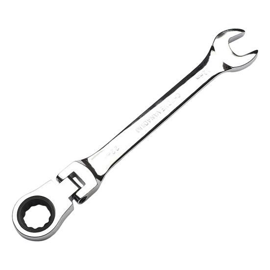 Ratcheting Combination Wrench Spanner 180-Degree Variable Angle Design Rust-resistant Quick Manual Ratchet Wrench