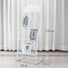 WEZHO Floor-Standing Magazine and Newspaper Rack