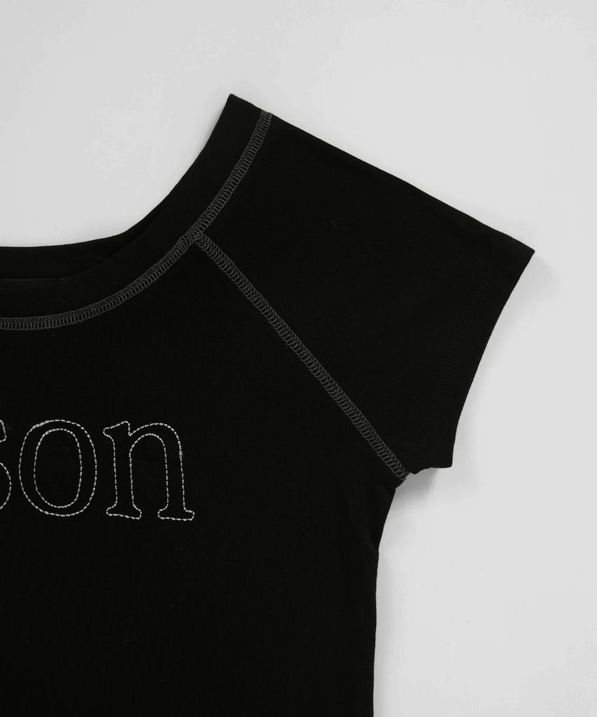 Aejeuon Mono Reglan Tee / Black