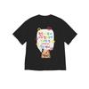 Cute Hamster T-Shirt Digital Print Colorful Bubble Heart Star White Short Sleeve Casual Lively Sweet