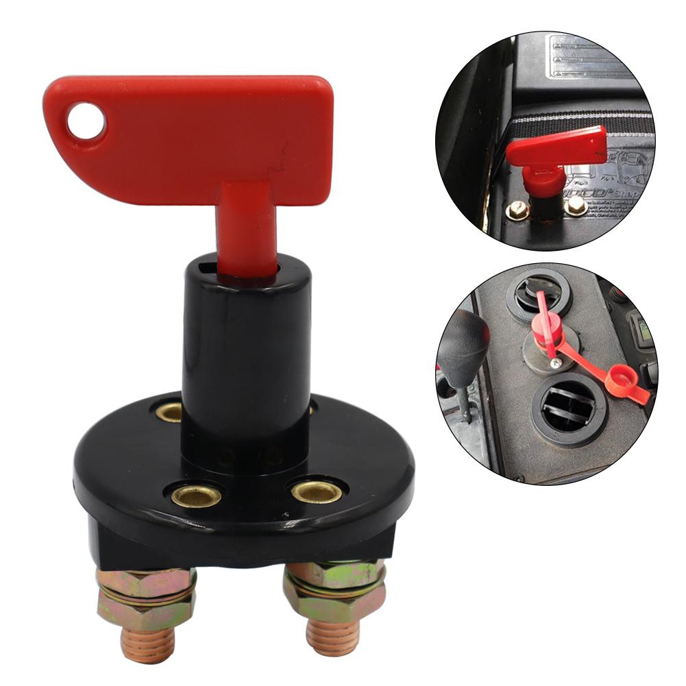 300A 12V 24V 2 Key Cut Off Kill Battery Switch Main Vehicle Modified Isolator Disconnector Car Power Switch For Auto Truck Boat