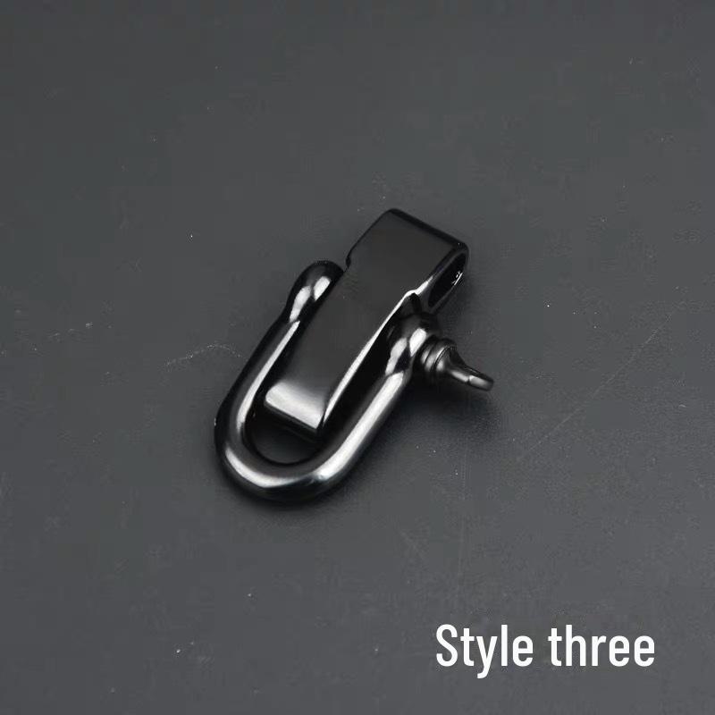 304 Stainless Steel U-Shaped Horseshoe Buckle for DIY Accessories and Umbrella Rope Bracelet