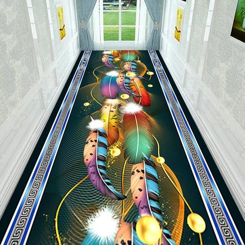 

Довгий килим у європейському стилі для сходового майданчика, килими для коридору, скандинавські килими для дому, килимові доріжки, червоні килими для зони вечірки, весілля 40x60cm