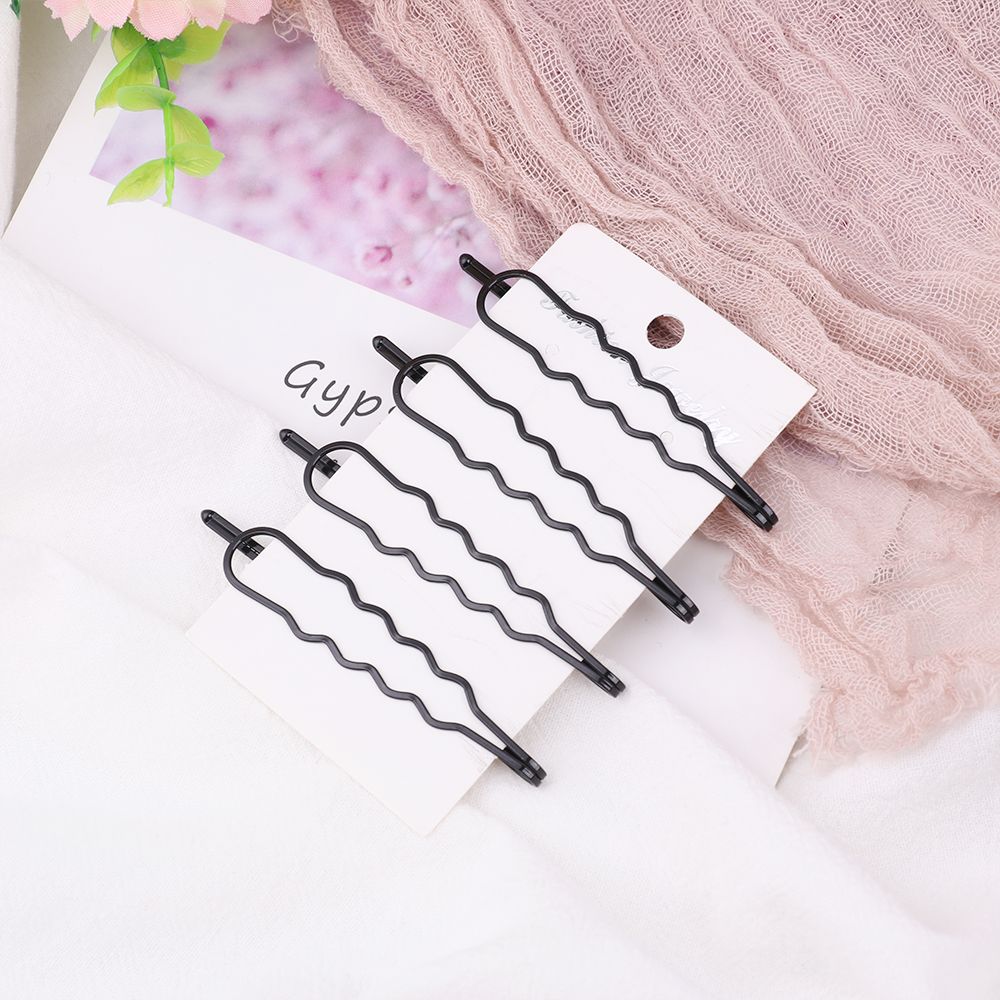 

4Pcs/set Simple Metal Women Geometry Hair Clip Bobby Pins Girls Hairgrips Geometric Rhombus 4