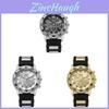 Quartz Watch With Silicon Strap And Luminous Hands For Casual Men