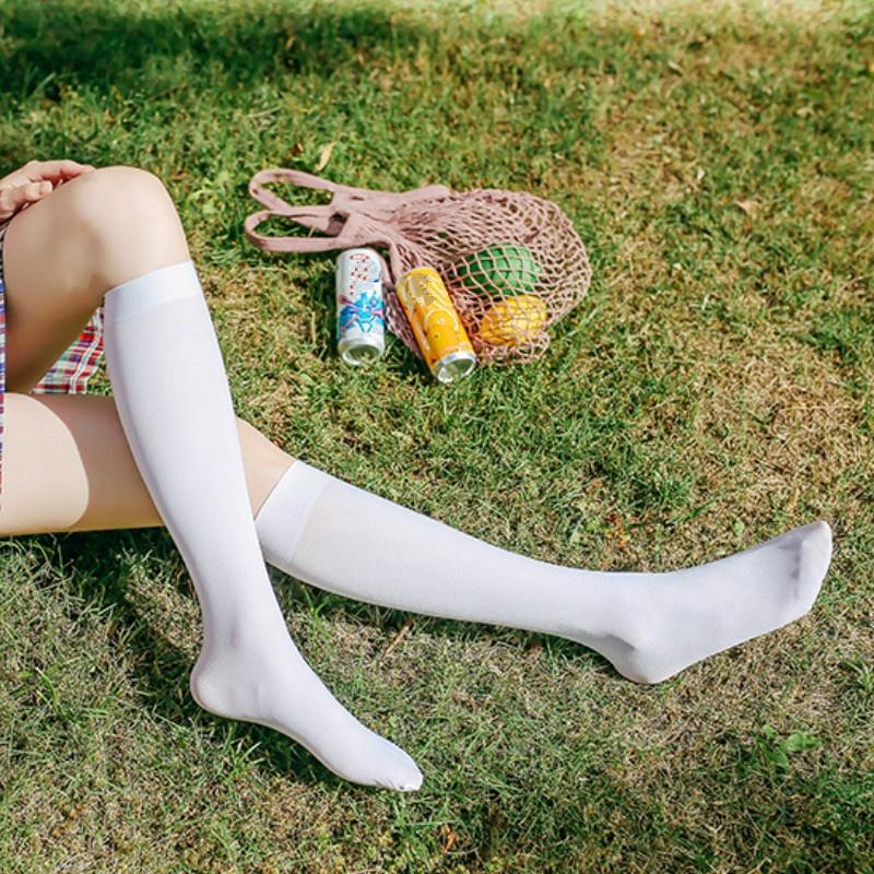 Sommer Damen Socken Wadenstrümpfe Strümpfe Strümpfe Kniestrümpfe Ultradünne Strümpfe