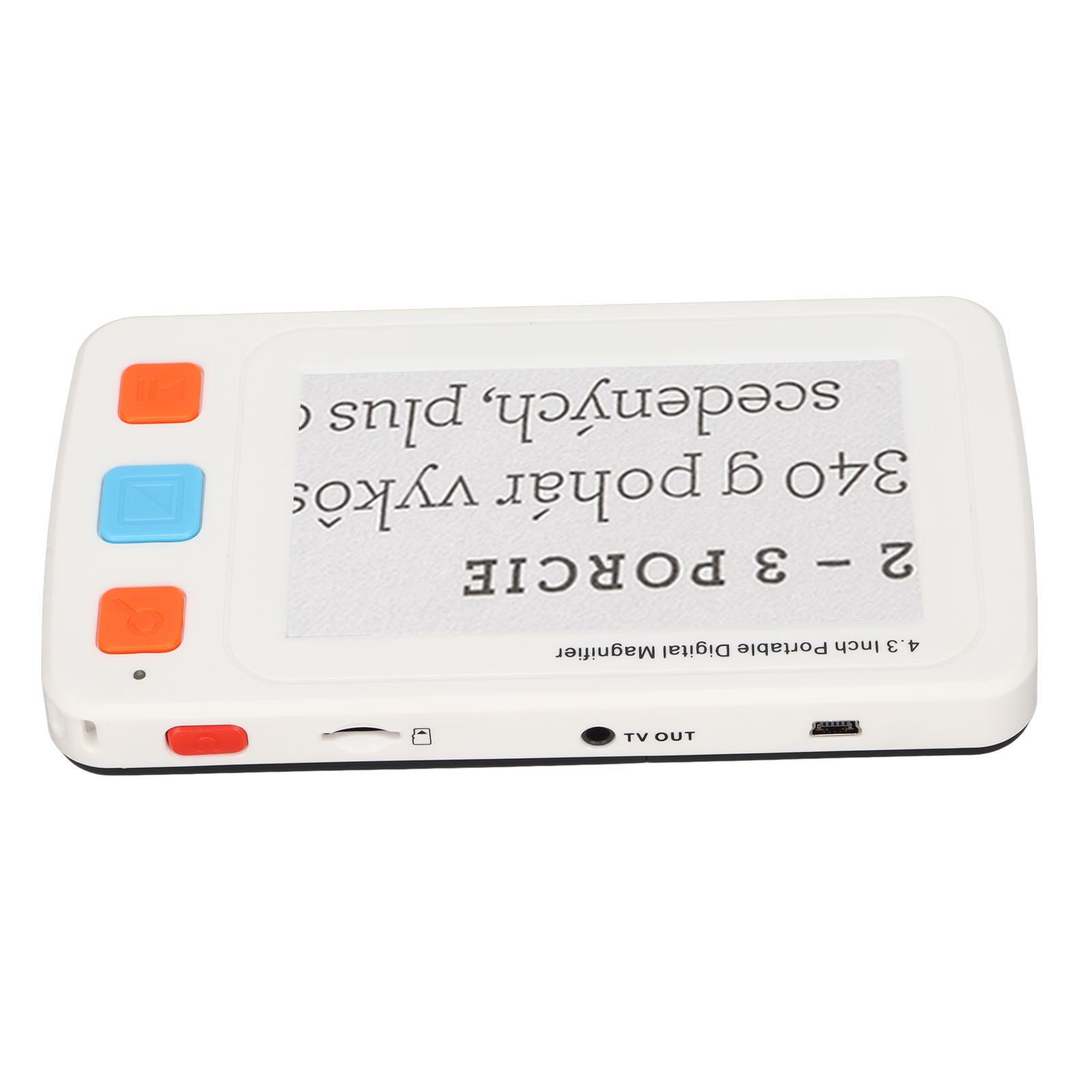 

YS010 Цифровий лупа для читання Портативна електронна відео лупа Засіб для читання з 4,3-дюймовим EU Plug