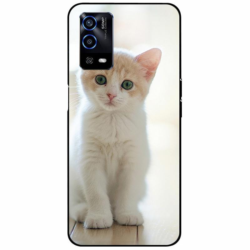 For Oppo A55 4G Case 6.51'' Soft Silicone Protective Marble Phone Cover for Oppo A55 Case TPU Funda For OPPOA55 A 55 CPH2325 Bag