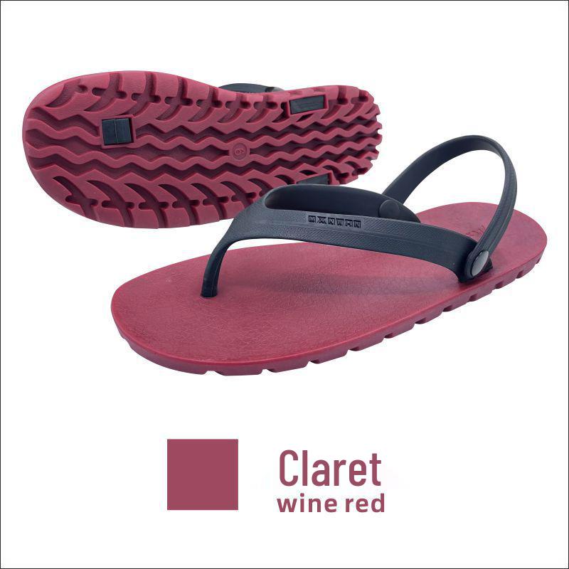 

Унисекс Молодежные Вьетнамки в Елочку - Легкие, Дышащие и Износостойкие. Size 37 вино красного