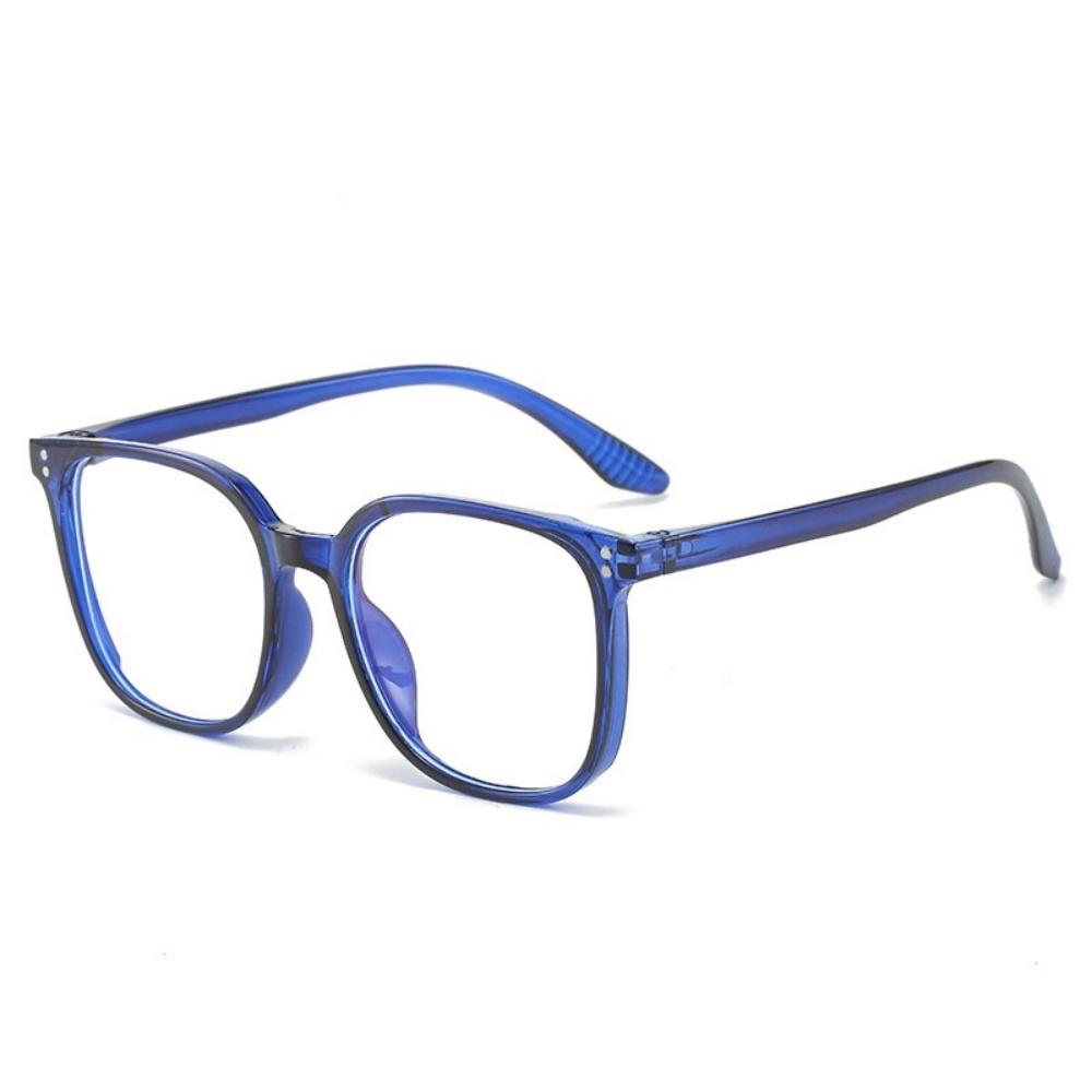 Computer Glasses Retro Square Frame Glasses Unisex Eyeglasses Pc Material Anti Blue Light Glasses For Unisex Wear Office Daily