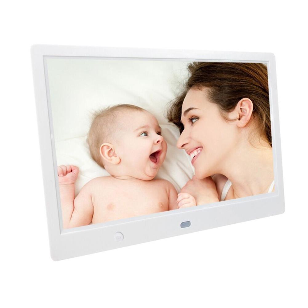 

10-дюймовая цифровая фоторамка высокой четкости с датчиком движения для альбома и альбома 1080 - (белый, ) UK Plug белый