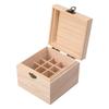 16-Grid Solid Wood Essential Oil Display & Storage Box for 10ML Bottles