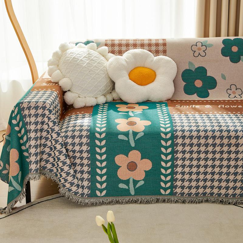 

Чехол для дивана в американском стиле, одноместный, двойной, трехместный, подушка для дивана, одеяло, полотенце, мультяшный диван, полное покрытие, тканевое хлопковое одеяло 180*130