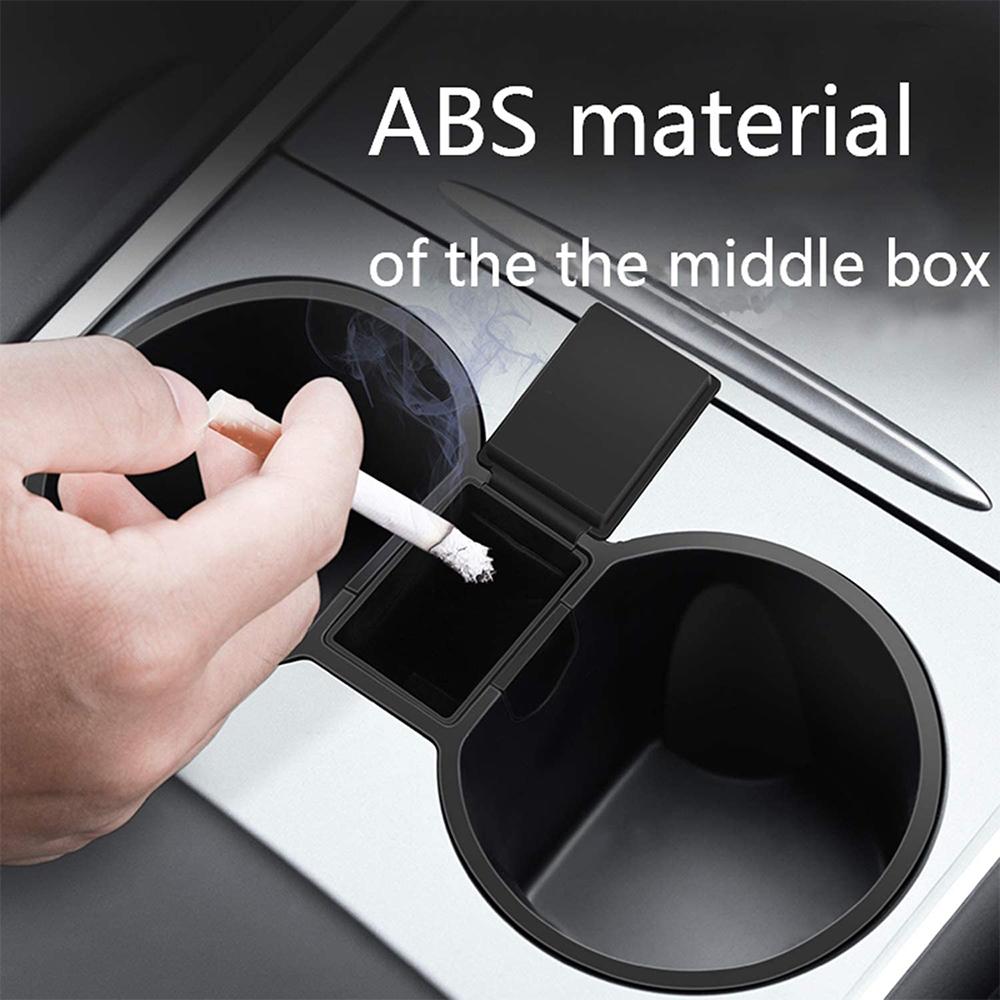 Car Center Console Cup Holder Insert for Tesla Model 3 Y   Car Interior Accessories Center Console Cup