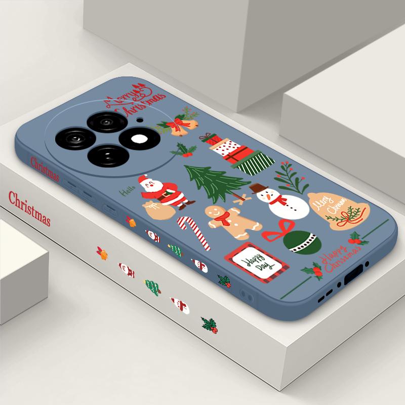 

Merry Christmas Pattern Silicone Phone Case For OnePlus 13 12 13R 12R 11R 5G Shockproof Soft TPU Cover For OnePlus Ace 5 3 2 OnePlus 13R
