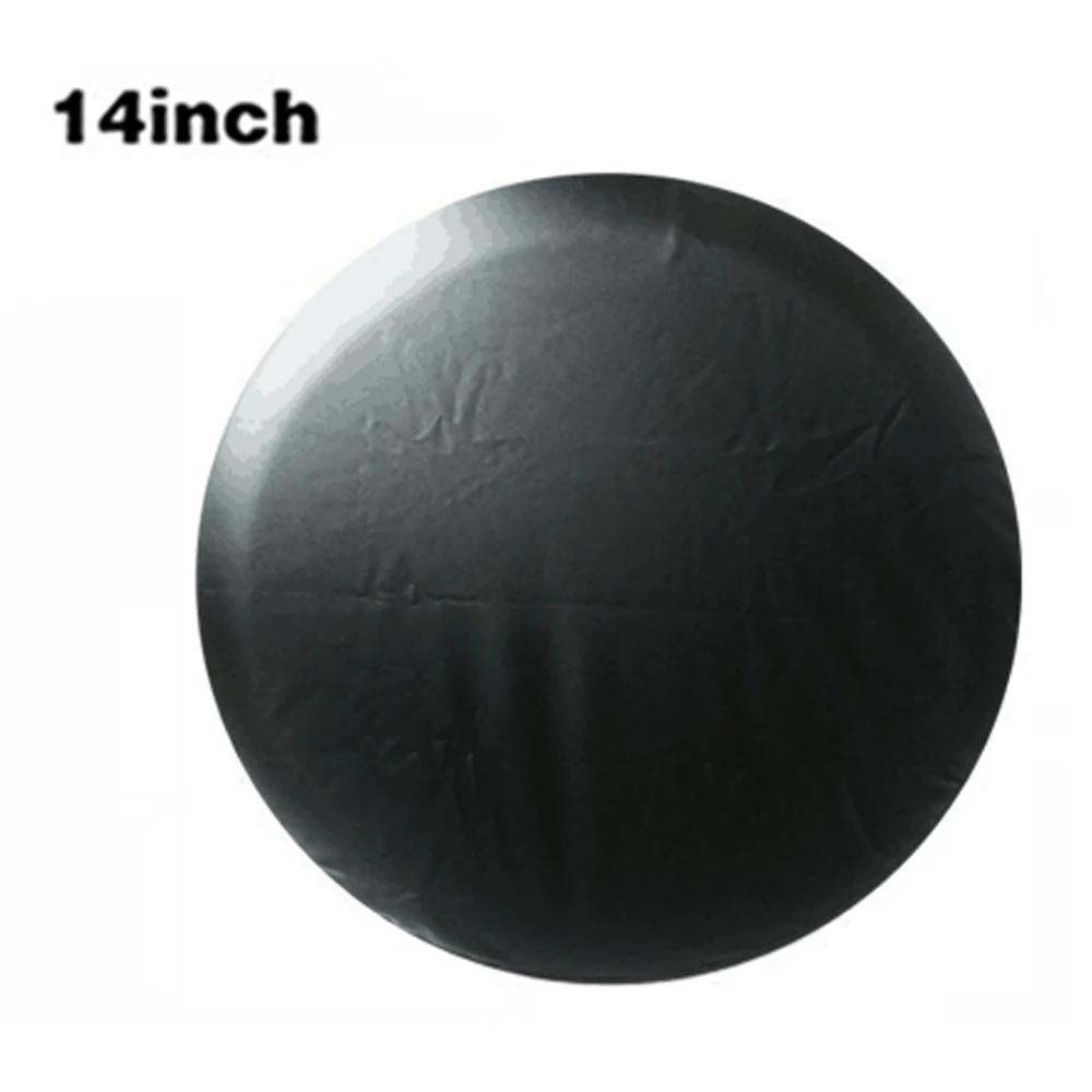 1PC 14"-17" Inch PVC Leather Car Spare Tire Wheel Cover Protector For All Car Tire Bag Spare Wheel Tire Cover Black Protector