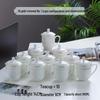 Ceramic Office Meeting Cups with Lids - 10 Pack