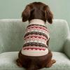 Suéter para Perro Fairy Isle Tejido Cálido Jersey para Mascota Perros Pequeños Gatos Invierno Casual Grueso Acogedor Ropa