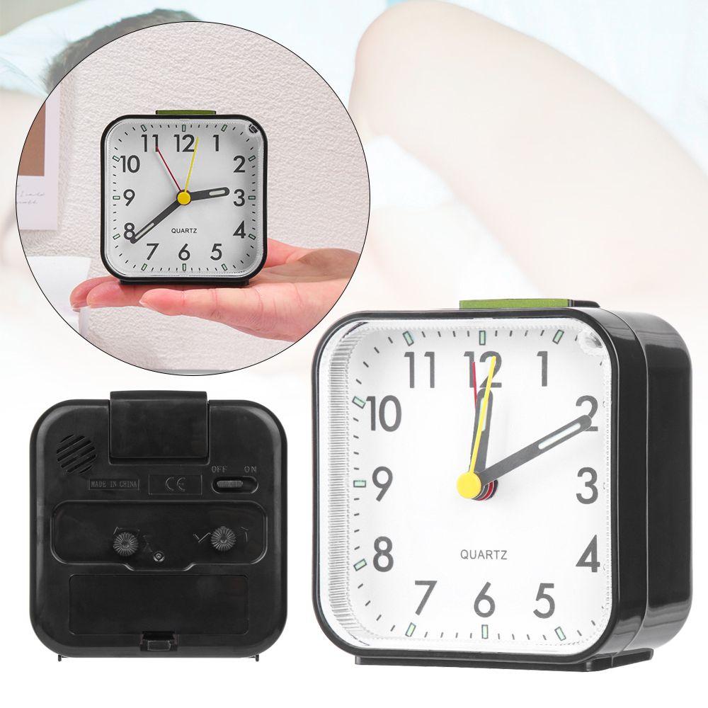 High Quality Quartz No Tick Bedside Clocks Alarm Clock Home Decor Number Clock