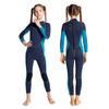 New Children's Warm Swimsuit Diving Suit 3mm Front Zipper One-piece Swimsuit Swimming Diving Surfing Float Diving