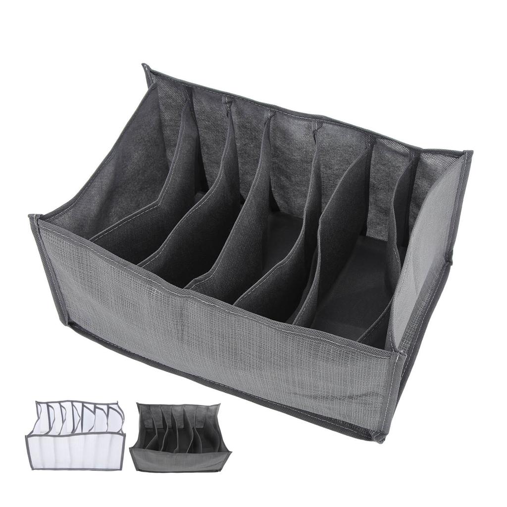 Wardrobe Clothes Organizer 7 Grids Large Capacity Stackable Odorless Fabrics Space Saving Clothes St