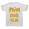 Neuheit Triathlon Schwimmer Radfahren Laufen T-Shirts Streetwear Kurzarm Geburtstagsgeschenke Sommerstil T-Shirt Herrenbekleidung