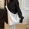 Autumn New Lazy Canvas Tote Bag Korean Style Ins Trendy Crossbody Bag Women Fashion Large Capacity Shoulder Bag