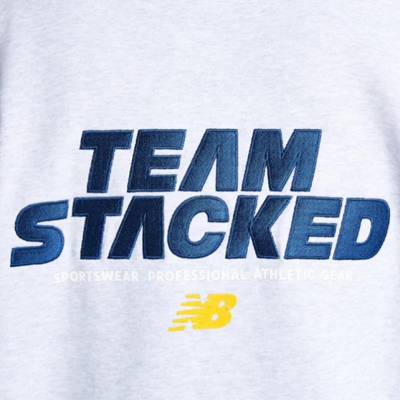 New Balance Common Team Stacked Brushed Half Zip Up Sweatshirt Nbncd42933 16