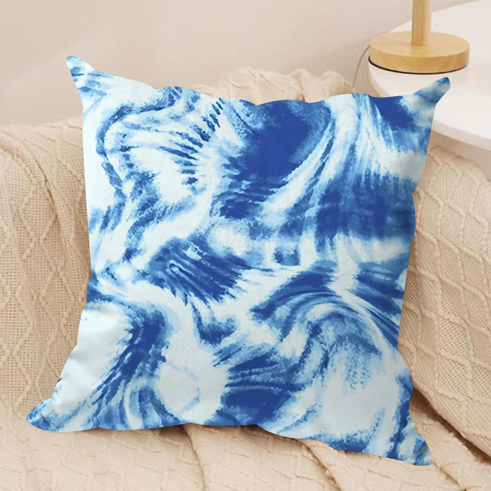 Marble pattern Cushion Cover Soft Plush Fabric DoubleSided Printed Cushion Covers for All Seasons Modern HomeDecor Gift