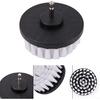 4Inch Drill Brush Attachment, 1/4'' Drill Bit Car Detailing Scrubbing Brush, Pneumatic Scrubber Stiff Brushes for Cleaning Carpet & Leather, Car,