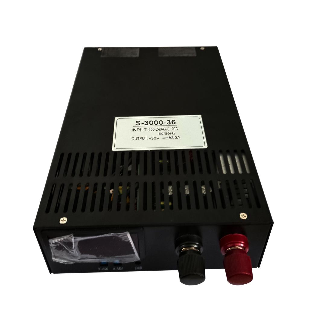 1000W 1500W 2000W 3000W High Power Switching Power Supply 220V to 12V 24V 36V 48V AC Supply Adjustable With Display Transformer