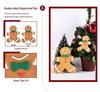 Gingerbread Man Christmas Ornaments & Photography Props for Tree & Window Decor, Children's Gifts