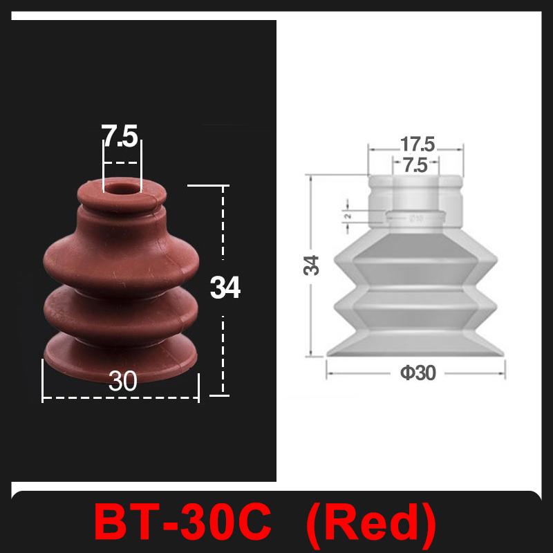 BT Ventuză Mare cu Vacuum din Silicon Strat Unic Robot Accesorii Pneumatice Industriale Duză cu Aspirație Puternică