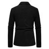 Men's Fashionable And Casual British High-quality Corduroy Single-breasted Solid Color Suit Jacket